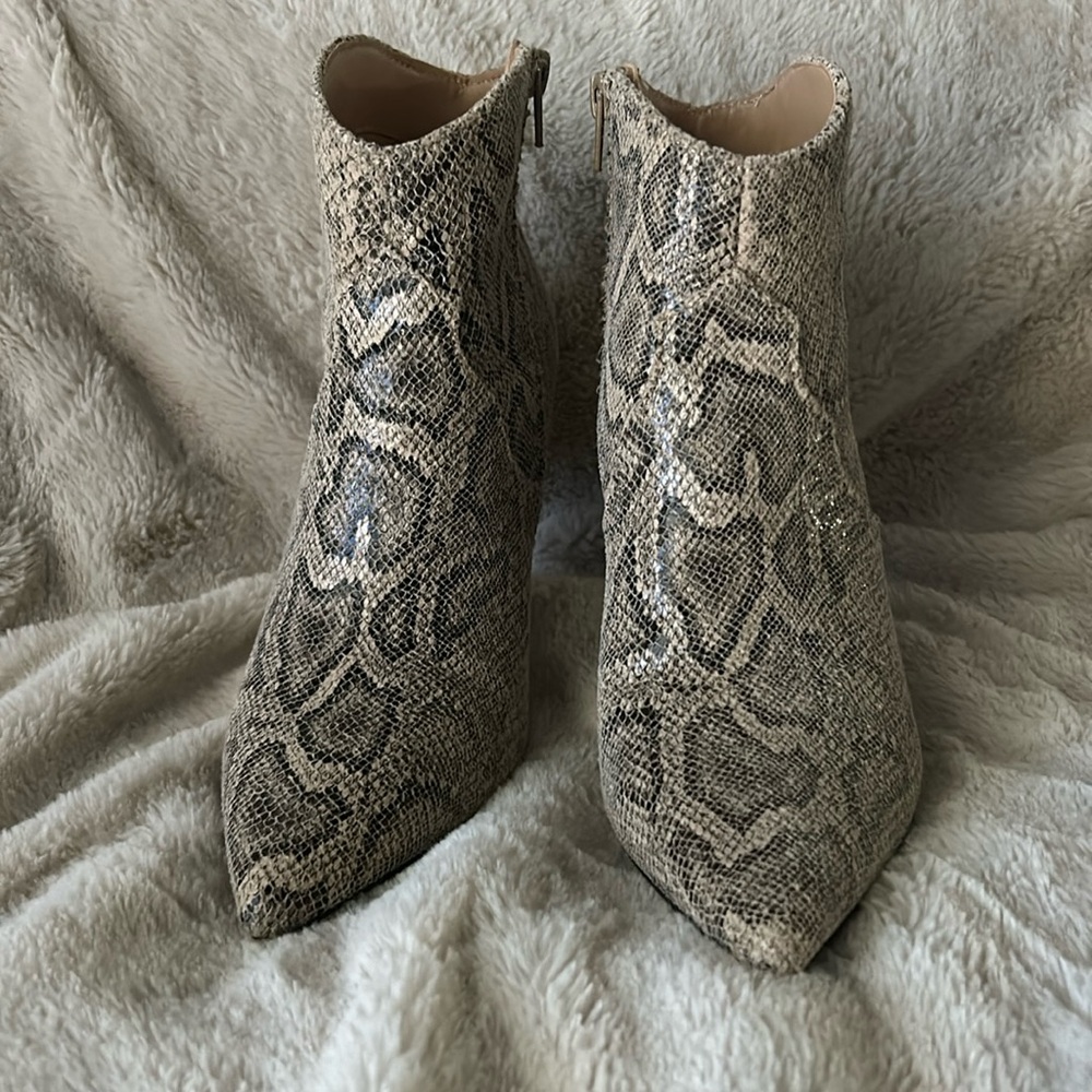 Snakeskin Ankle Boot